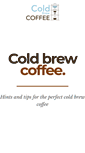 Mobile Screenshot of coldbrew-coffee.com